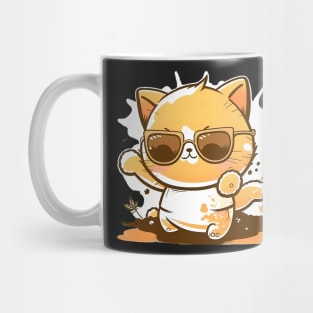 Cat wearing sunglasses Mug